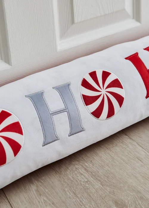 Catherine Lansfield Christmas Ho Ho Ho Door Draught Excluder (90x20cm) - One Size Image 3