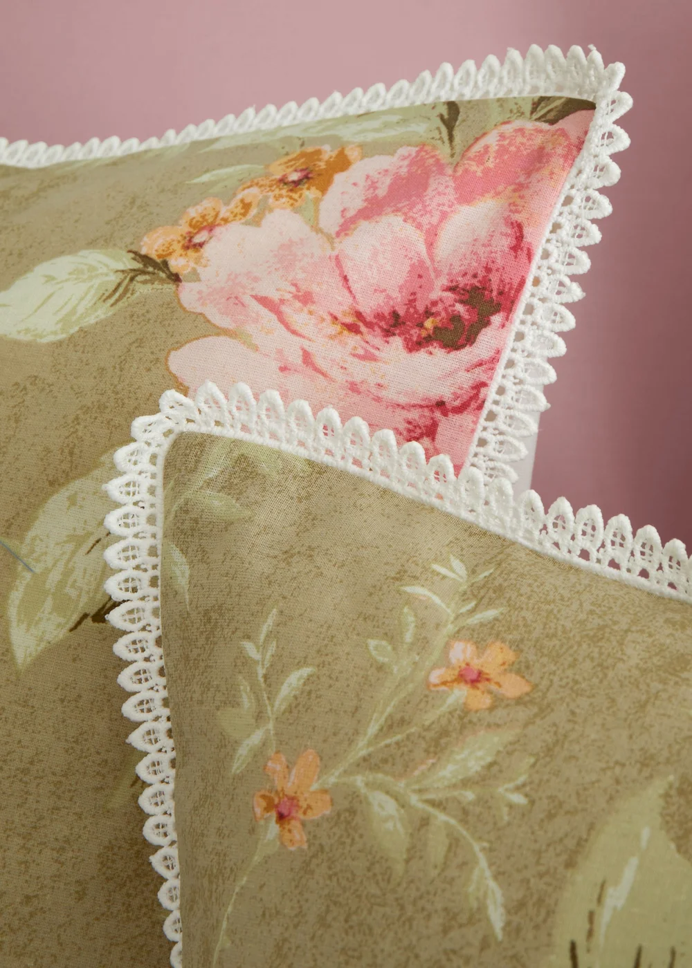 Bridgerton By Catherine Lansfield Penelope Floral Reversible Duvet Cover Set - Single Image 4