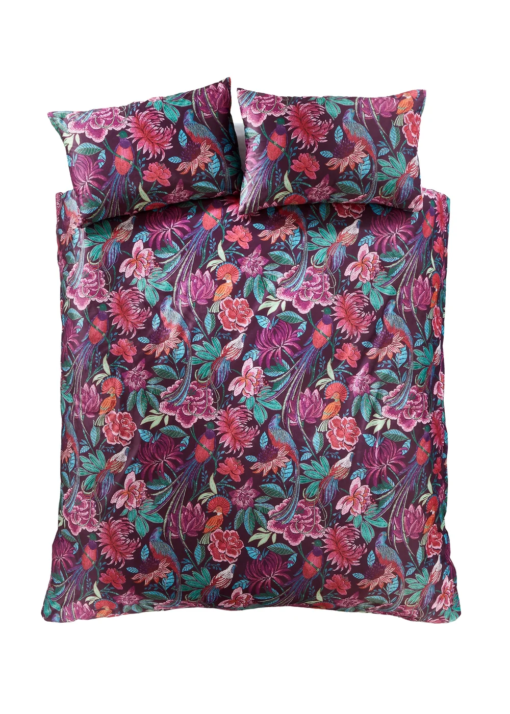 Bridgerton By Catherine Lansfield Kate Floral Soft Velvet Duvet Cover Set - Single Image 5