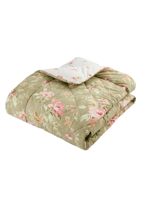 Bridgerton By Catherine Lansfield 3.5 Tog Penelope Reversible Eiderdown Bedspread (200x200cm) - One Size Image 4