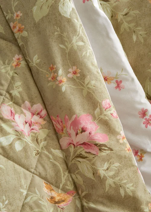 Bridgerton By Catherine Lansfield 3.5 Tog Penelope Reversible Eiderdown Bedspread (200x200cm) - One Size Image 3