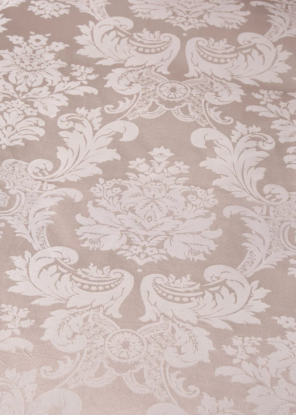 Catherine Lansfield Champagne Damask Jacquard Duvet Cover Set - Single Image 4