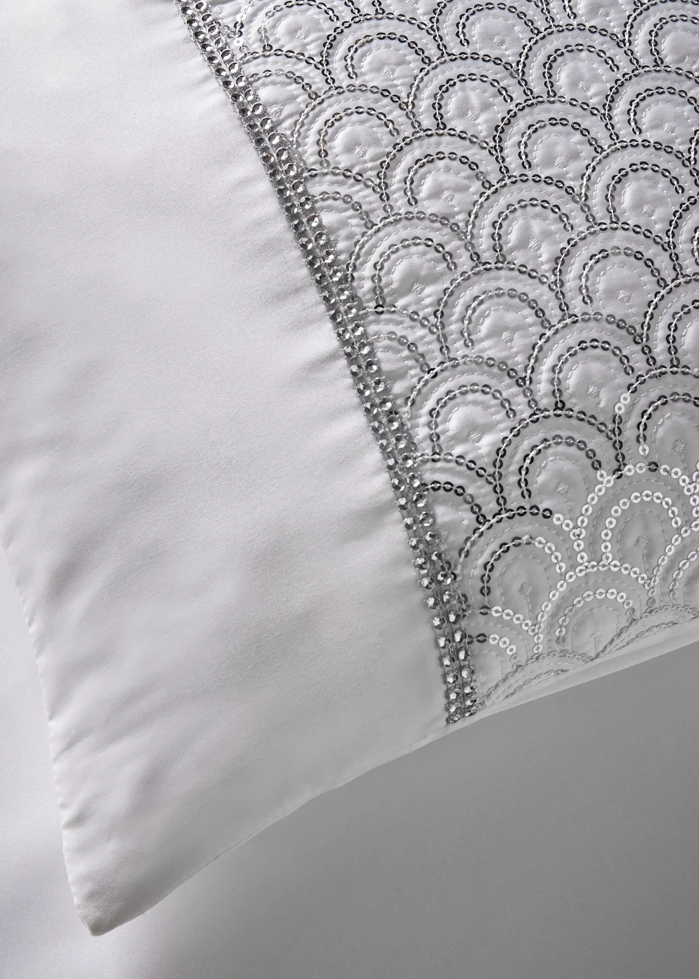 Catherine Lansfield Deco Sequin Duvet Cover Set - Double Image 4