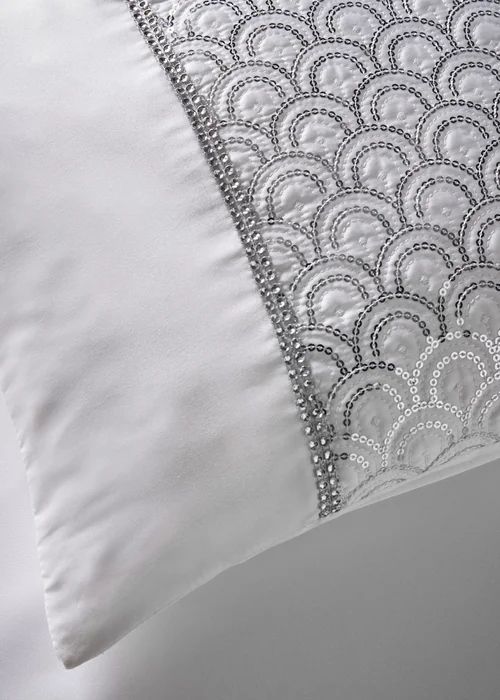 Catherine Lansfield Deco Sequin Duvet Cover Set - Double Image 4