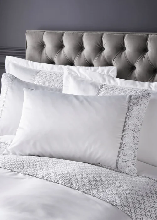 Catherine Lansfield Deco Sequin Duvet Cover Set - Double Image 2