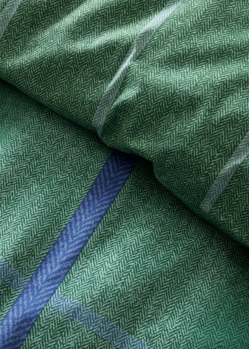 Catherine Lansfield Brushed Melrose Tweed Cotton Reversible Duvet Cover Set - Single Image 3