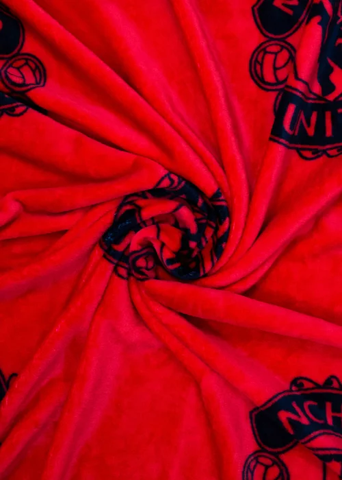 Manchester United FC Faux-Shearling Backed Fleece Throw (120x150cm) - 120 X 150 Image 2