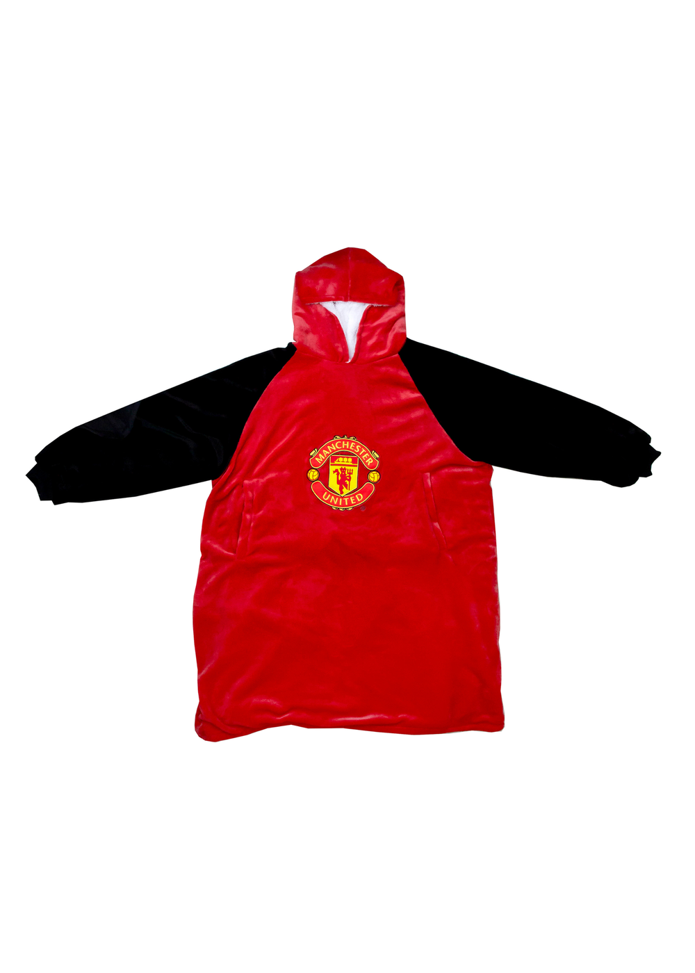 Manchester United FC Wearable Hooded Snuggle Fleece - Medium Image 5