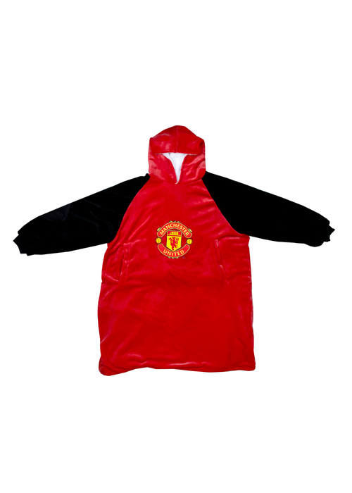 Manchester United FC Wearable Hooded Snuggle Fleece - Medium Image 5