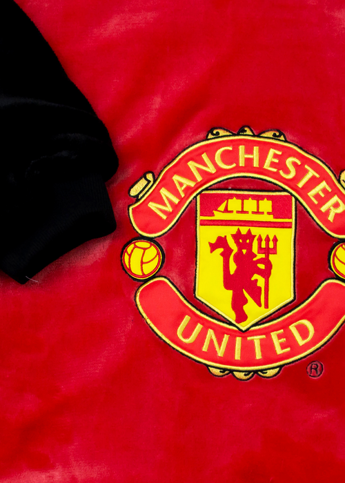 Manchester United FC Wearable Hooded Snuggle Fleece - Medium Image 4