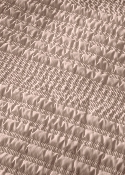 Catherine Lansfield Lennon Stripe Seersucker Cushion (45x45cm) - One Size Image 3