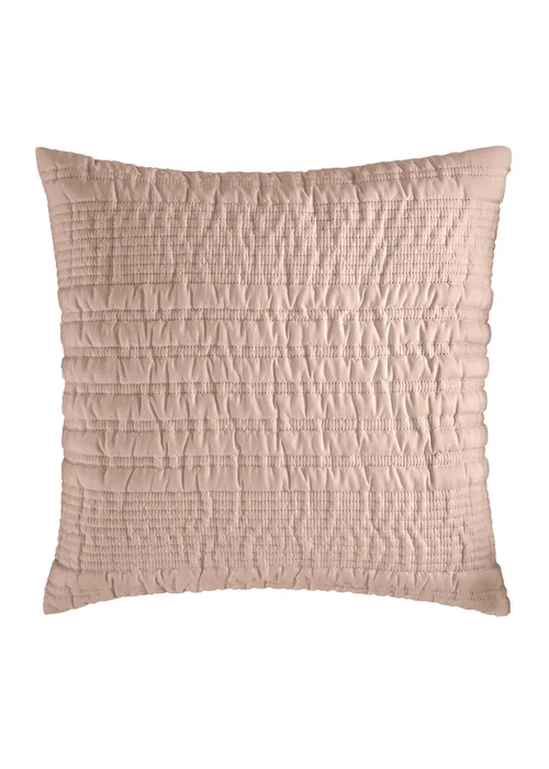 Catherine Lansfield Lennon Stripe Seersucker Cushion (45x45cm) - One Size Image 1
