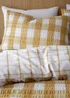 Catherine Lansfield Brushed Seersucker Gingham Reversible Duvet Cover Set - Single Image 3