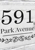 Personalised Memento Company Clear Botanical Acrylic House Sign - One Size Image 2
