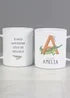 Personalised Memento Company White Animal Alphabet Plastic Mug - One Size Image 3