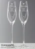 Personalised Memento Company Clear Hand Cut Heart Celebration Pair of Flutes with Gift Box - One Size Image 3