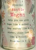 Personalised Memento Company Clear Floral LED Glass Jar - One Size Image 2