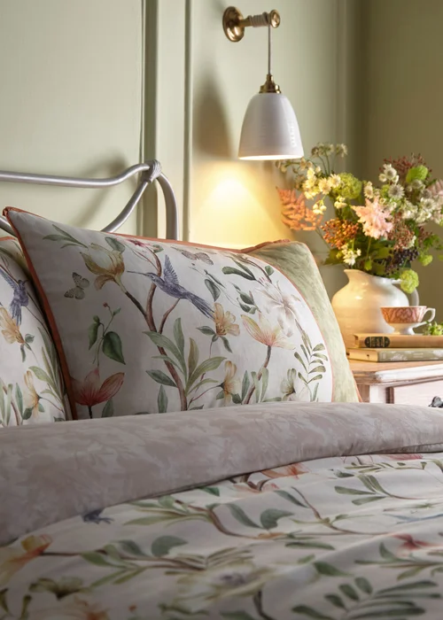 Appletree Heritage Fiorella Natural Duvet Cover Set - Double Image 2