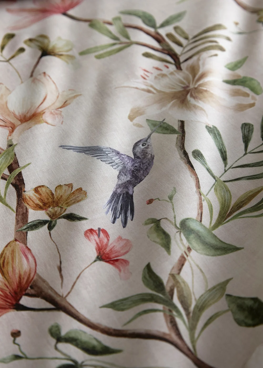 Appletree Heritage Fiorella Natural Duvet Cover Set - Double Image 3