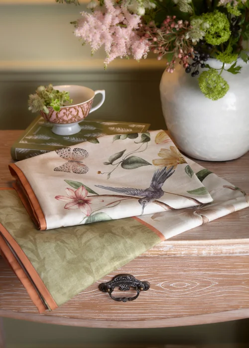 Appletree Heritage Fiorella Natural Duvet Cover Set - Double Image 4