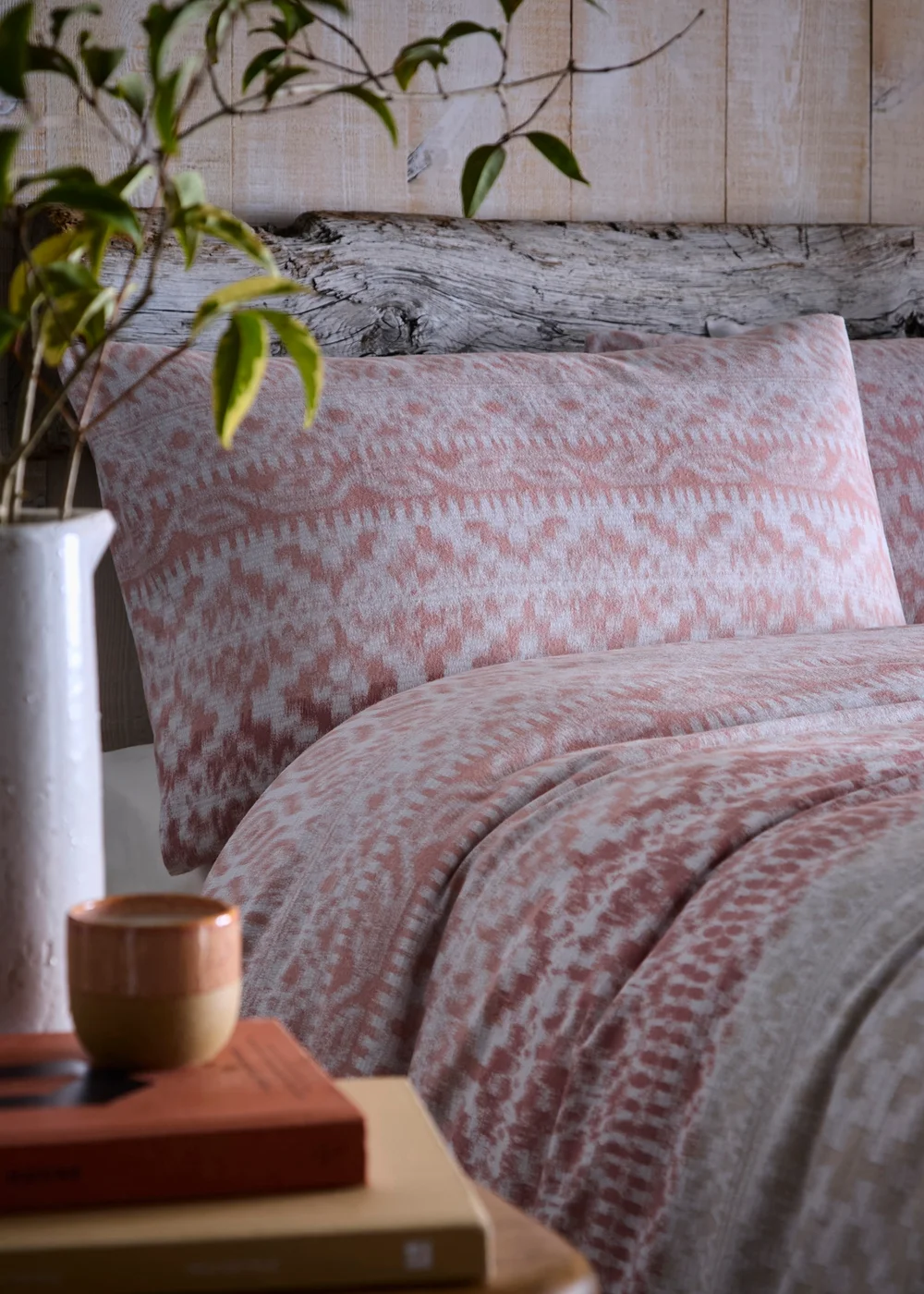 Appletree Hygge Bergen Terracotta Duvet Cover Set - Single Image 2