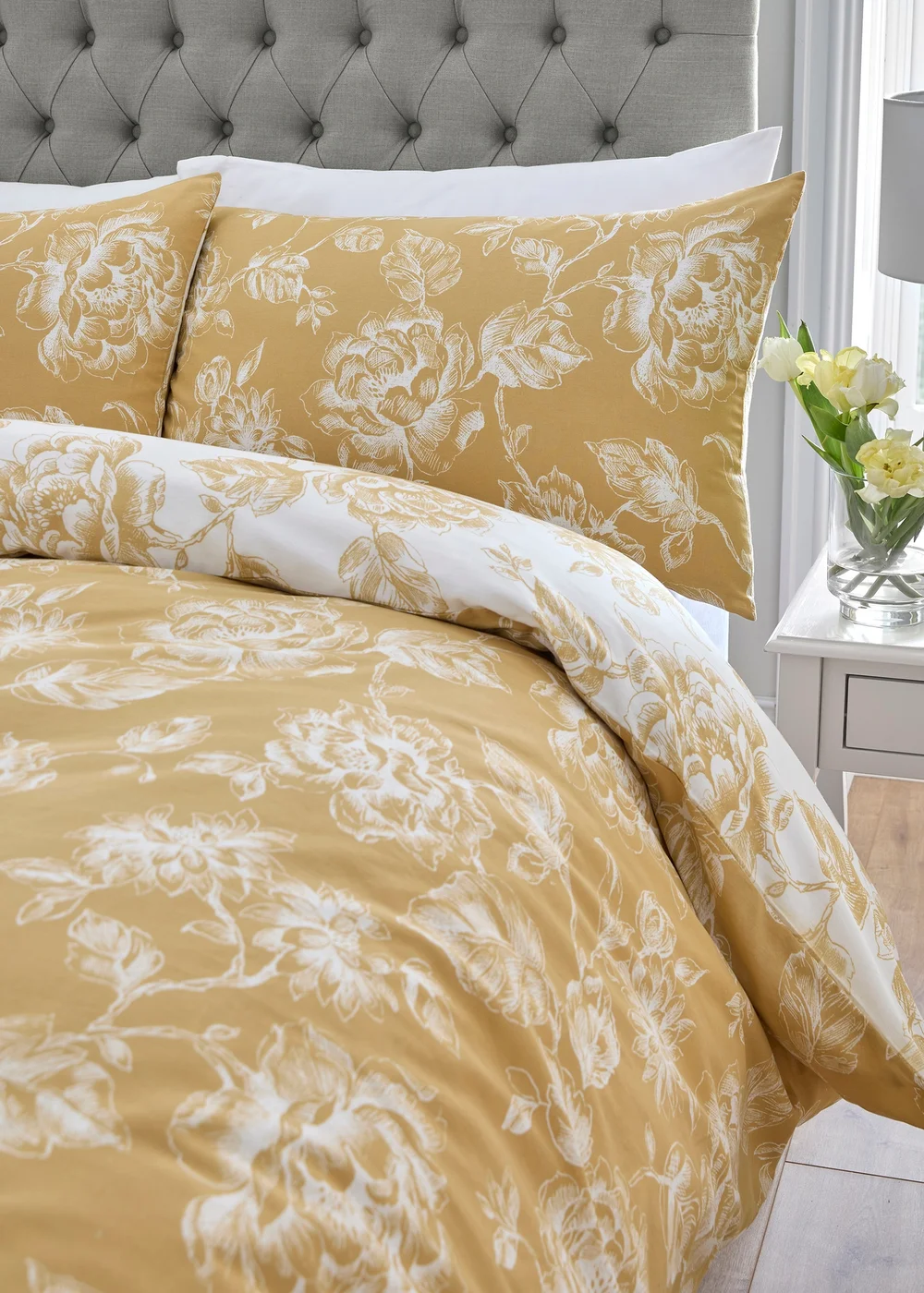 Dreams & Drapes Design Mishka Gold Duvet Cover Set - Single Image 2