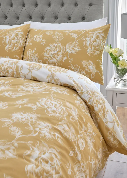 Dreams & Drapes Design Mishka Gold Duvet Cover Set - Single Image 2