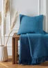 Drift Home Hayden Blue Throw - 200 x 200cm Image 1