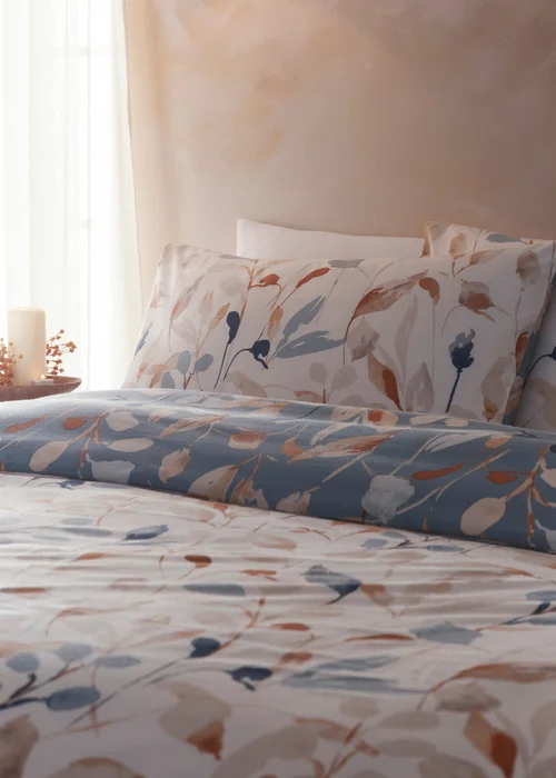 Drift Home Anya Blue Duvet Cover Set - Single Image 2
