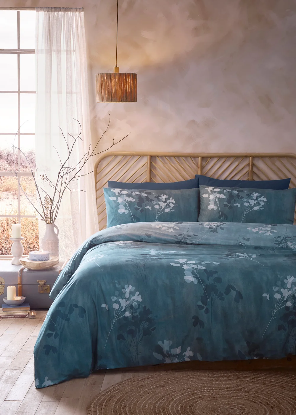 Drift Home Flynn Blue Duvet Cover Set - Single Image 1