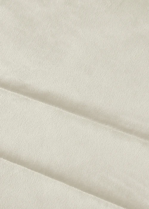 Laurence Llewelyn-Bowen Chic Ivory Velvet Bedspread - 150 x 220cm Image 2