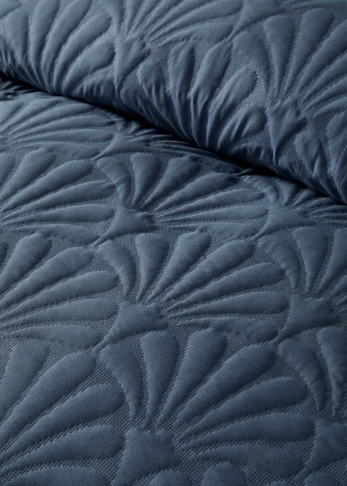 Serene Cavali Dark Blue Pinsonic Duvet Cover Set - Single Image 3