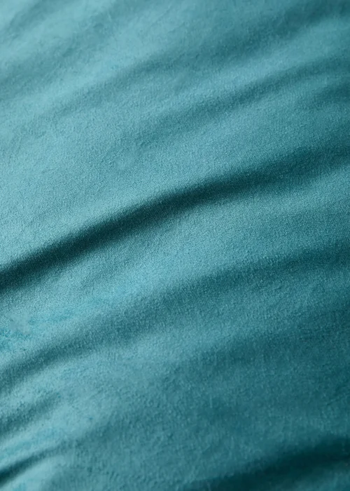 Laurence Llewelyn-Bowen Montrose Teal Velvet Duvet Cover Set - Double Image 3