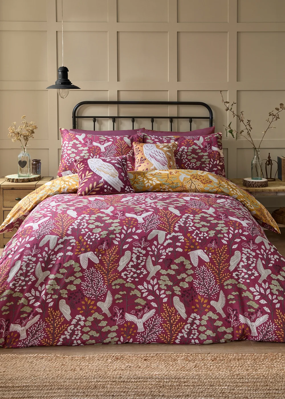 Dreams & Drapes Lodge Enchanted Gold Duvet Cover Set - Single Image 4