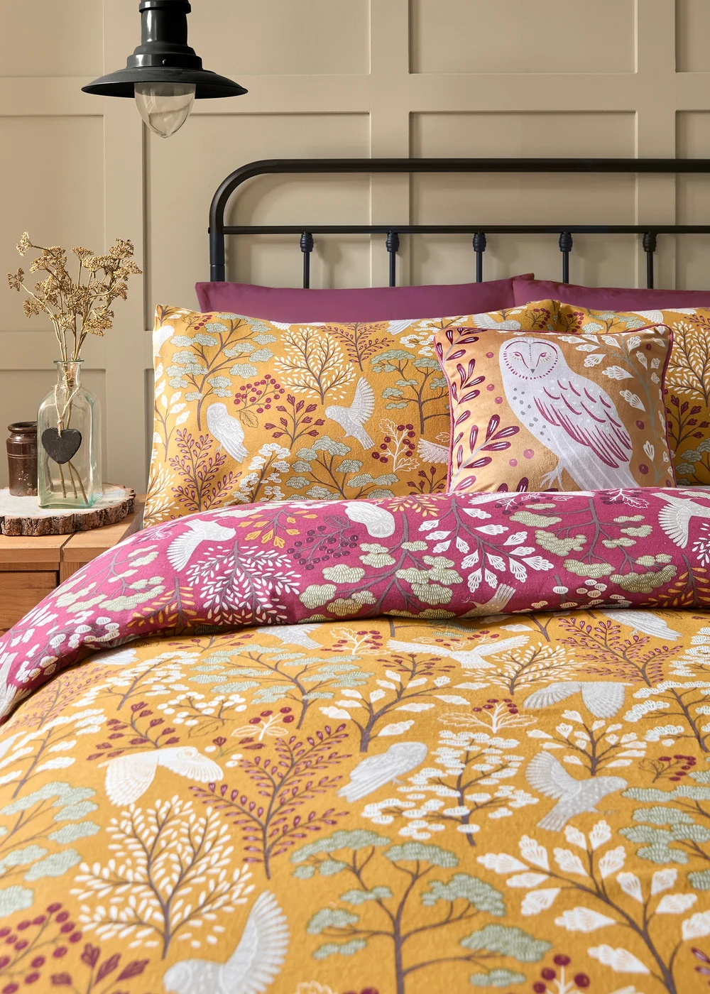 Dreams & Drapes Lodge Enchanted Gold Duvet Cover Set - Single Image 2