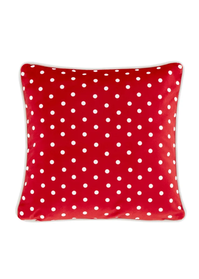 Fusion Festive Gonks Christmas Red Velvet Filled Cushion (43cm x 43cm)