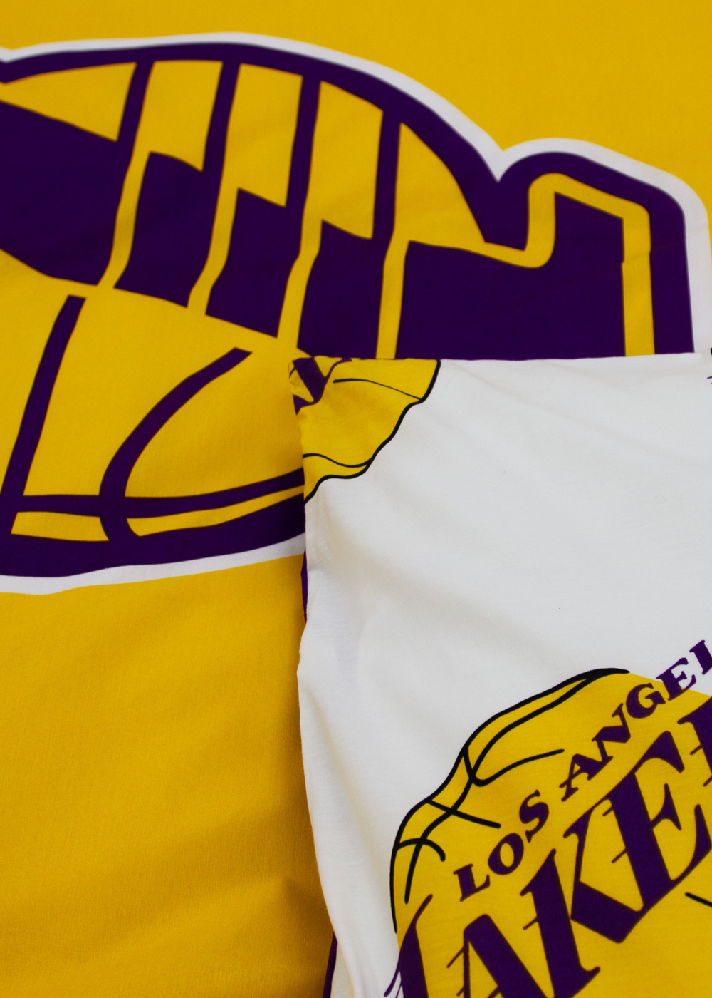NBA Lakers Reversible Polycotton Duvet Cover Set - Double Image 5