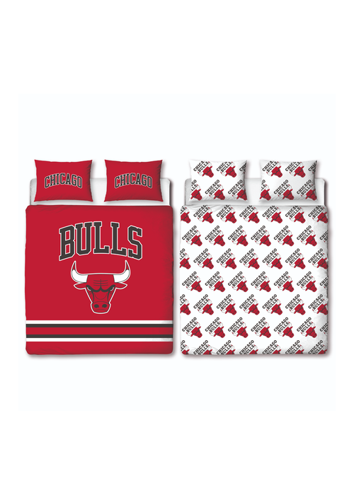 NBA Bulls Reversible Duvet Cover Set - Double Image 5