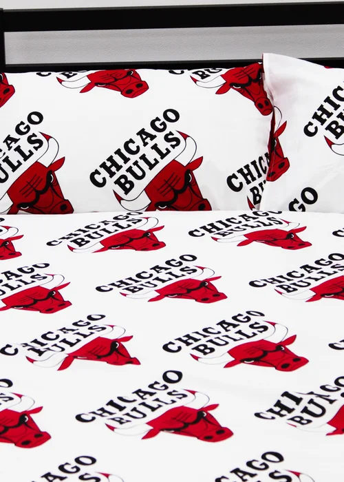 NBA Bulls Reversible Duvet Cover Set - Double Image 3