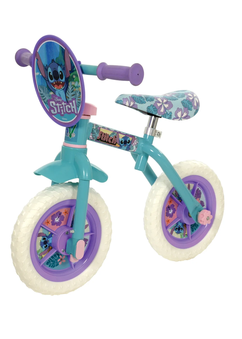 Disney Stitch 2in1 Training Bike (10") - One Size Image 2