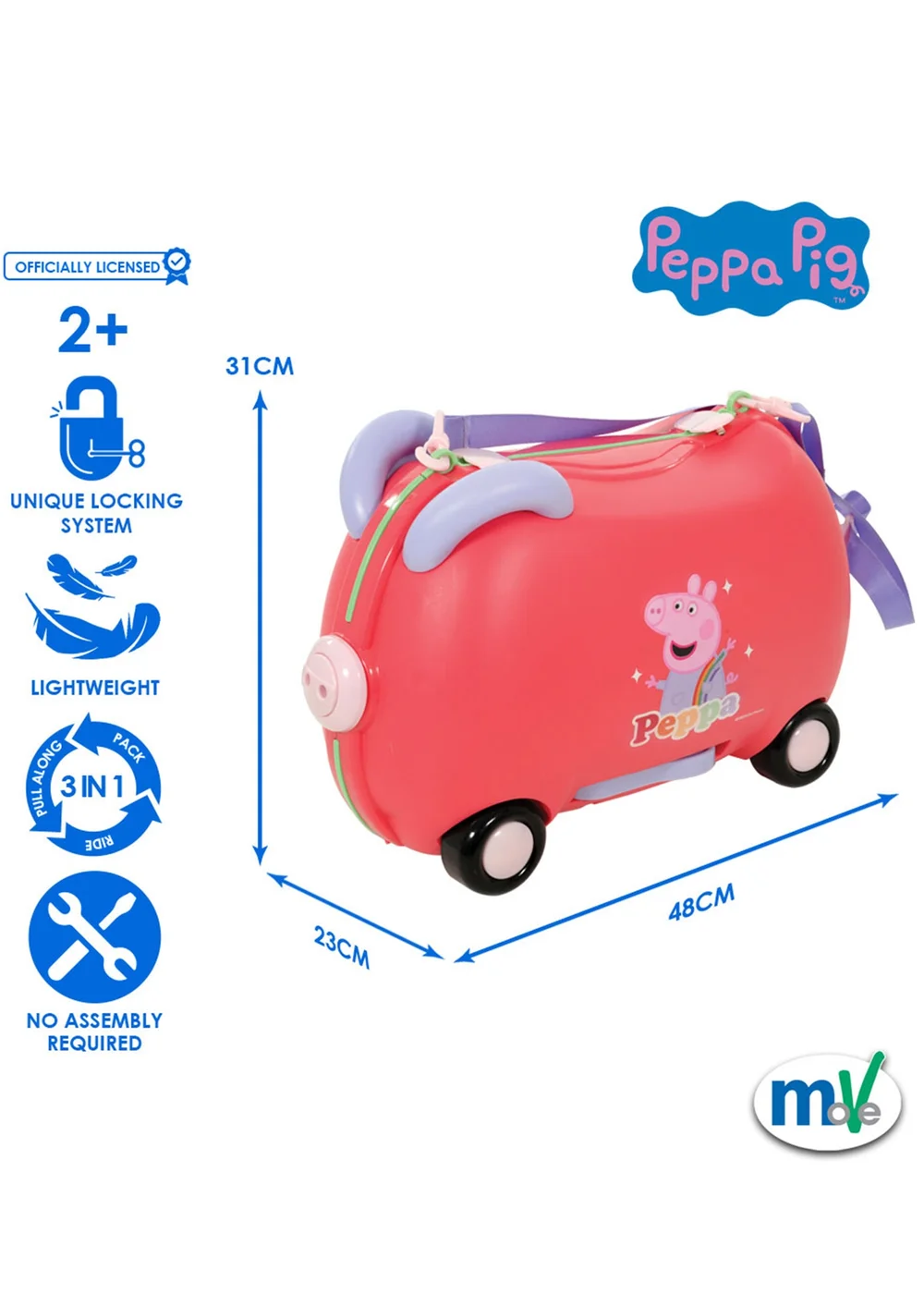 Peppa Pig MoVe Rollacase - One Size Image 2