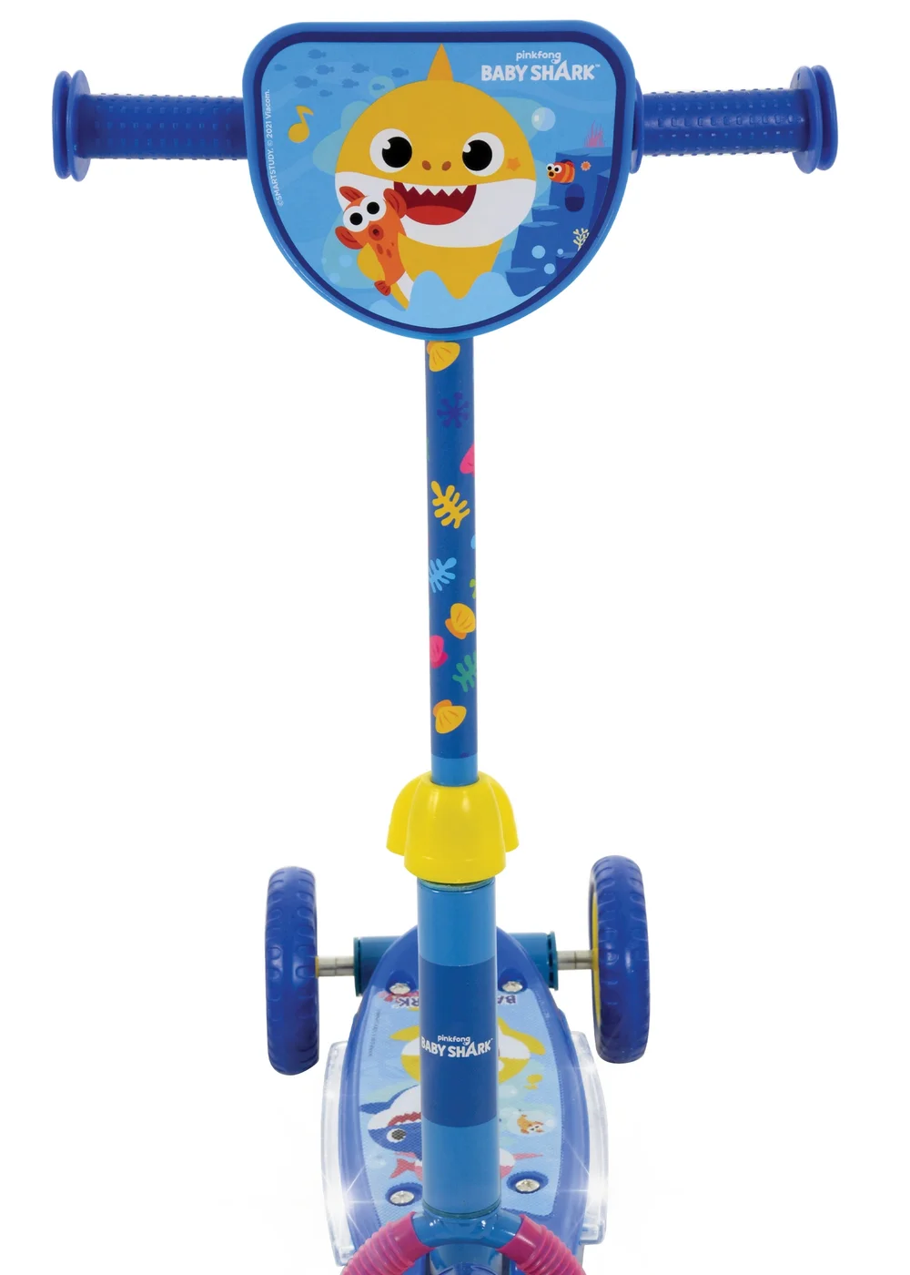 Baby Shark Music & Lights Scooter - One Size Image 5