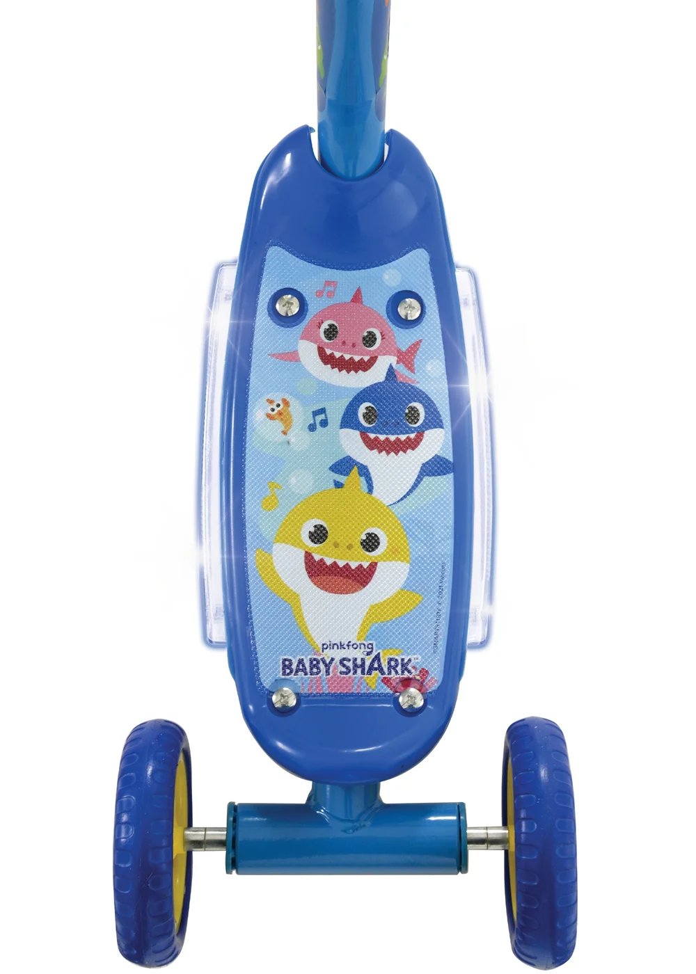 Baby Shark Music & Lights Scooter - One Size Image 2