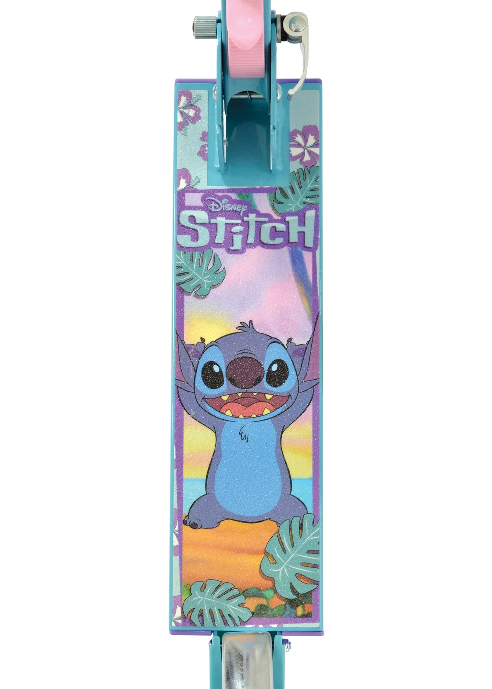 Disney Stitch Folding Inline Scooter with Light Up Wheels - One Size Image 4