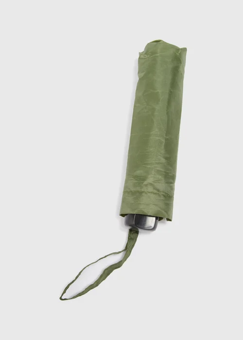 Khaki Small Umbrella - One Size Image 1