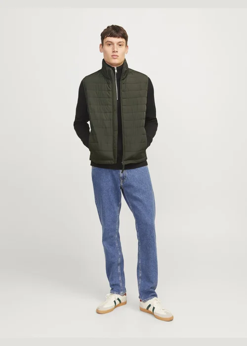 JJ Rebel Khaki Gilet - S Image 1