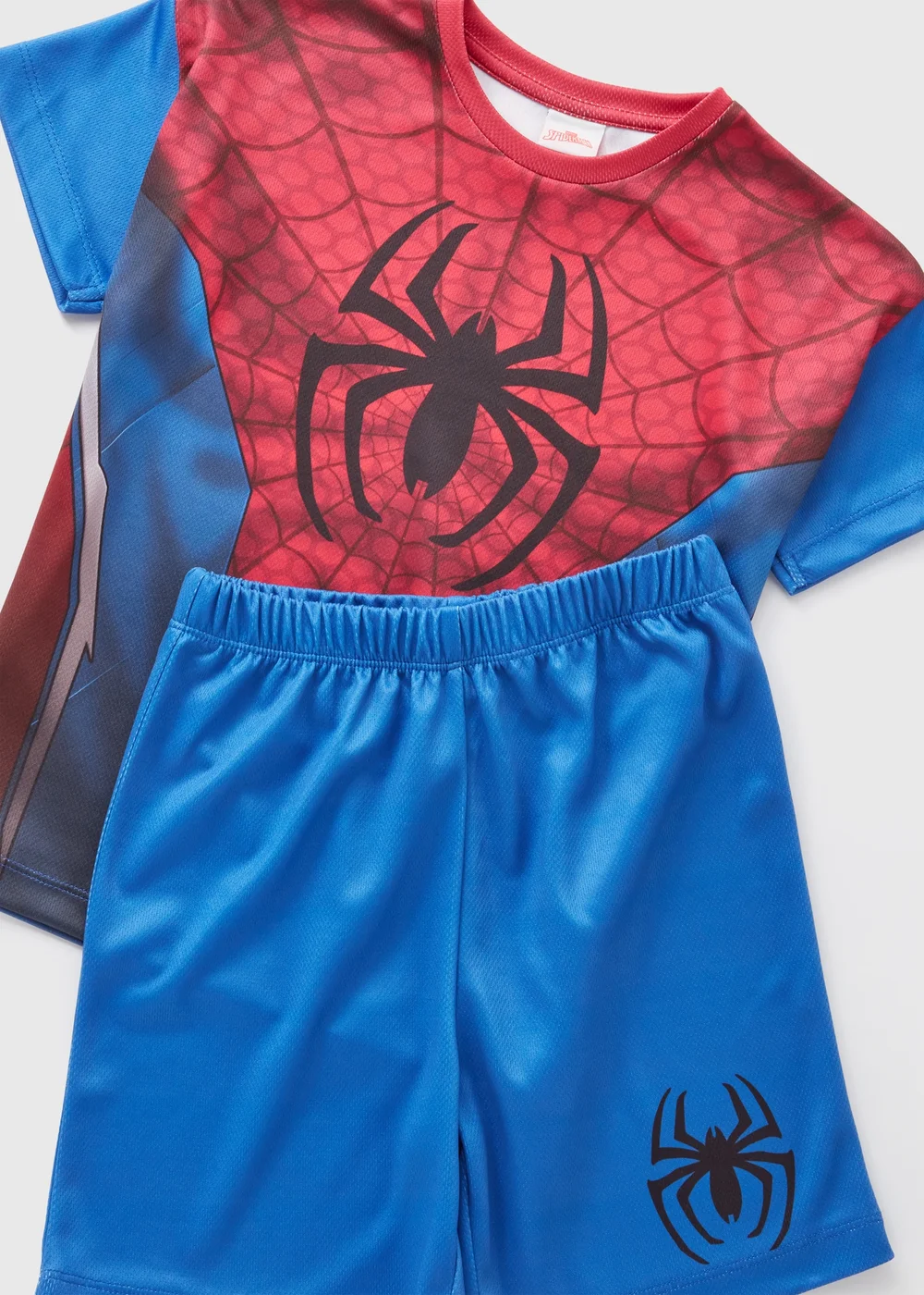 Spiderman Blue Top & Shorts Set (1-7yrs) - 1 to 1 half years Image 2
