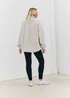 In The Style Stacey Solomon Stone Borg Half Zip Pull Over Jacket - 8 Image 2