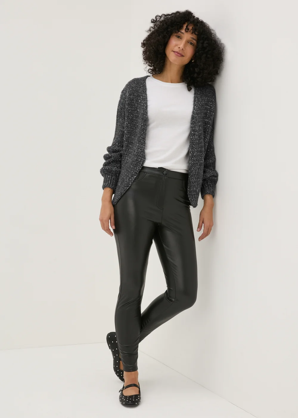 Grey Sparkle Lofty Cardigan - XS Image 3