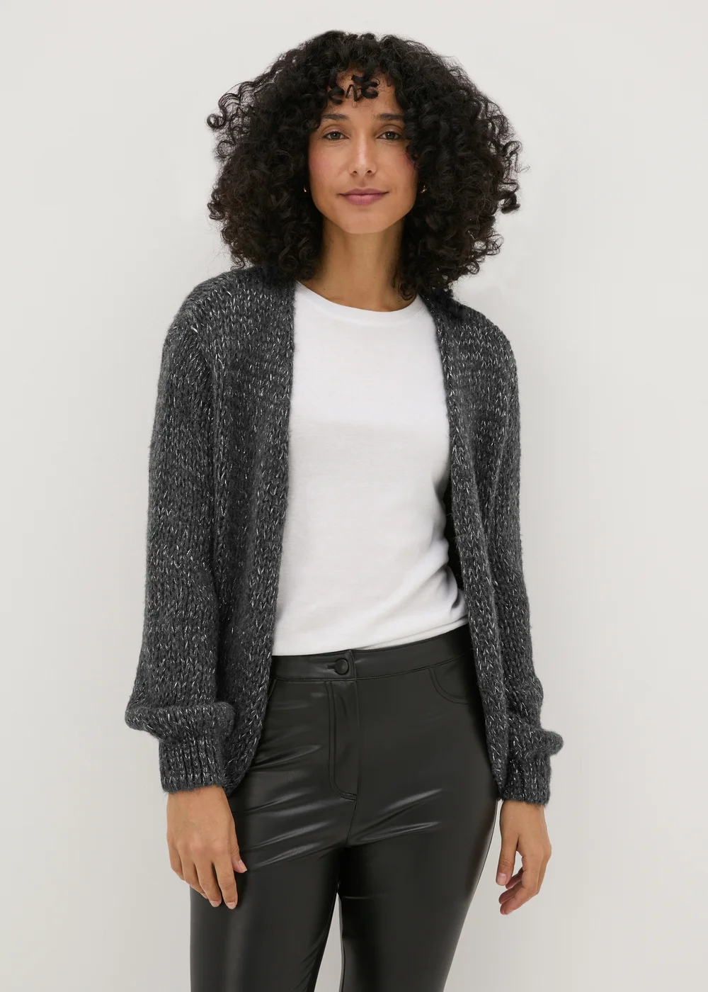 Grey Sparkle Lofty Cardigan - XS Image 1